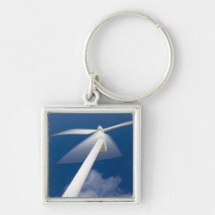 Norwegen, Sogn og Fjordane. Windmühle bei Kråkenes Schlüsselanhänger