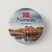 Norwegen Souvenir Button (Vorderseite)