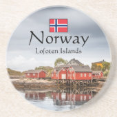 Norwegen Souvenir Getränkeuntersetzer (Vorne)