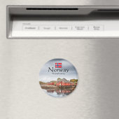 Norwegen Souvenir Magnet (In Situ (Geschirrspüler))