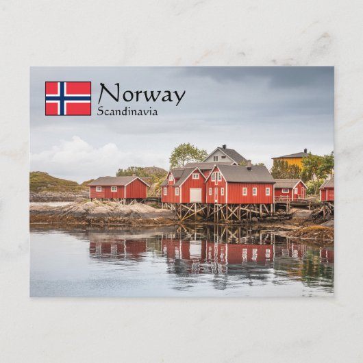 Norwegen Souvenir Postkarte (Vorderseite)