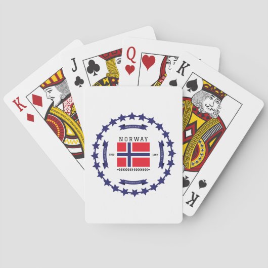 Norwegen Spielkarten (Rückseite)