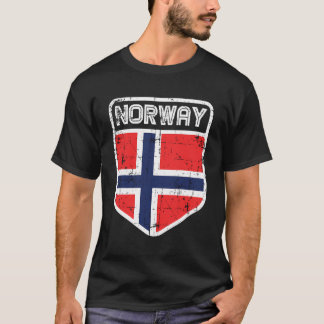 Norwegen Sports Jersey Style Norwegische Fahne Men T-Shirt