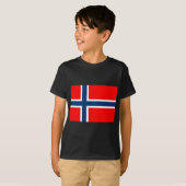 Norwegen-Staatsflagge T-Shirt (Vorne ganz)