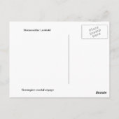 Norwegen, Statasradder Lehmkul Postkarte (Rückseite)