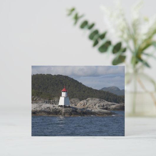 Norwegen, Stavanger. Aussicht entlang des Lysefjor Postkarte (Stehend Vorderseite)