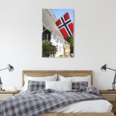 Norwegen, Stavanger. Historische Aussicht auf die  Leinwanddruck (Insitu (Schlafzimmer))