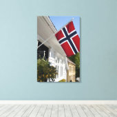 Norwegen, Stavanger. Historische Aussicht auf die  Leinwanddruck (Insitu (Holzboden))