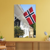 Norwegen, Stavanger. Historische Aussicht auf die  Leinwanddruck (Insitu (Wohnzimmer))