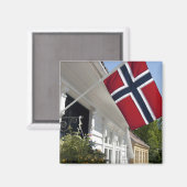 Norwegen, Stavanger. Historische Aussicht auf die  Magnet (Vorderseite/Rückseite)