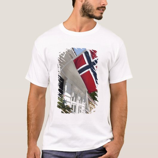 Norwegen, Stavanger. Historische Sicht auf die Inn T-Shirt (Vorderseite)