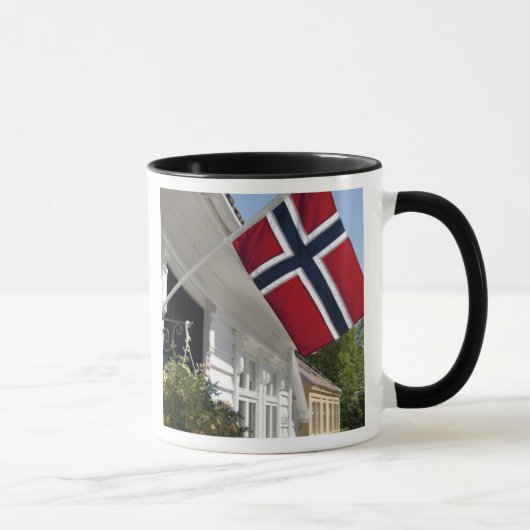 Norwegen, Stavanger. Historische Sicht auf die Inn Tasse (Rechts)