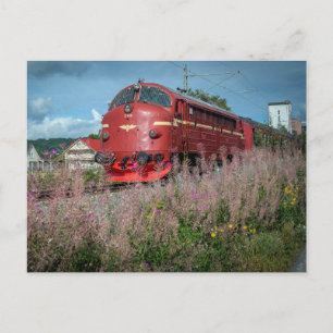 Norwegen. Størenbanen 150 år. Jubileumstog. Postkarte
