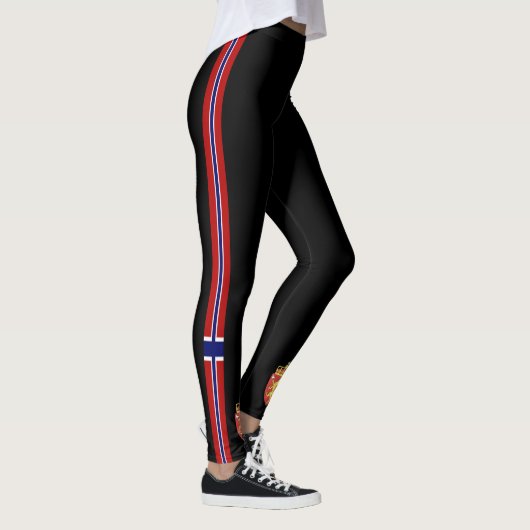 Norwegen stripes Flagge Leggings (Rechts)