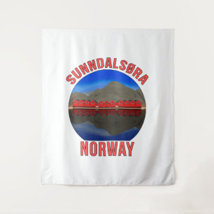 Norwegen Sunndalsøra Reise Norwegisch Wandteppich