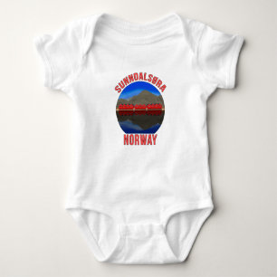 Norwegen Sunndalsøra Travel Norwegisch Baby Strampler