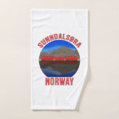 Norwegen Sunndalsøra Travel Norwegisch Badhandtuch Set (Handtuch)