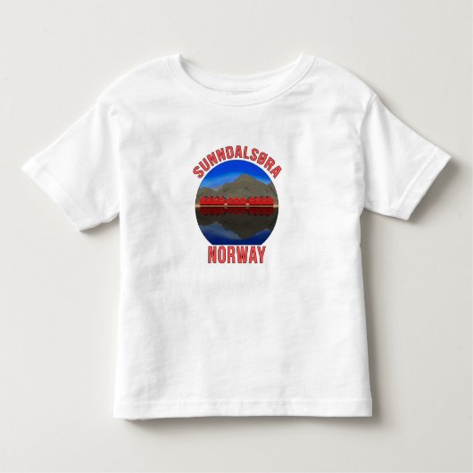 Norwegen Sunndalsøra Travel Norwegisch Kleinkind T-shirt (Vorderseite)