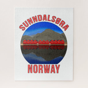 Norwegen Sunndalsøra Travel Norwegisch Puzzle