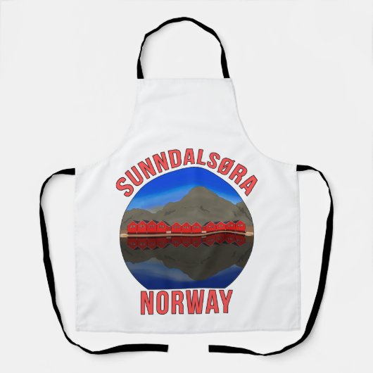 Norwegen Sunndalsøra Travel Norwegisch Schürze (Vorderseite)