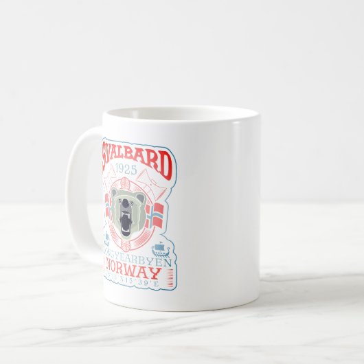 NORWEGEN SVALBARD LONGYEARBYEN. KAFFEETASSE (Vorderseite Links)