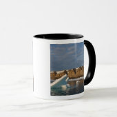 Norwegen, Svalbard, Spitsbergen Island, Setting Tasse (VorderseiteRechts)