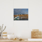 Norwegen, Svalbard, Spitsbergen Island, Umgebung Poster (Küche)