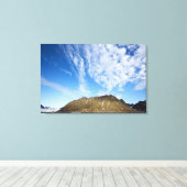 Norwegen, Svalbard, Wolken über steilen Felsen Leinwanddruck (Insitu (Holzboden))