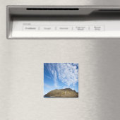 Norwegen, Svalbard, Wolken über steilen Felsen Magnet (In Situ (Geschirrspüler))