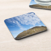 Norwegen, Svalbard, Wolken über steilen Klippen Getränkeuntersetzer (Linke Seite)