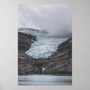 Norwegen Svartisen Glacier Poster