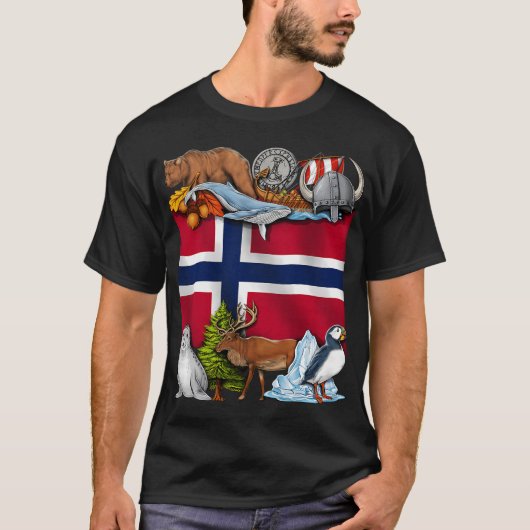 Norwegen T-Shirt (Vorderseite)