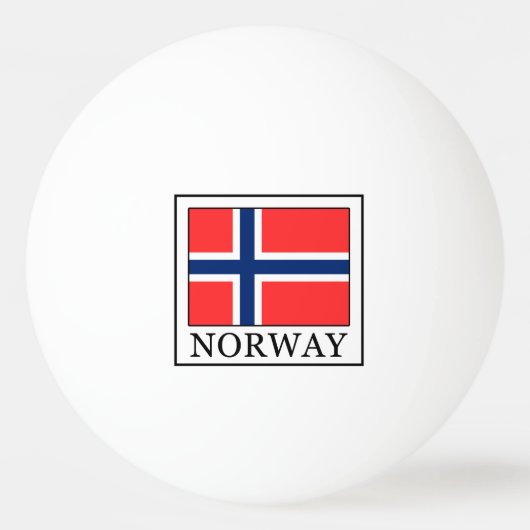 Norwegen Tischtennisball (Vorderseite)