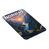 Norwegen Troll Magnet (Rechte Seite)