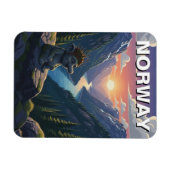 Norwegen Troll Magnet (Horizontal)