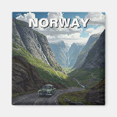 Norwegen Trollstigen Magnet (Vorne)