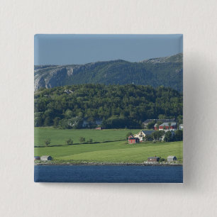 Norwegen, Trondheimsforden, Trondheim. Typisch Button