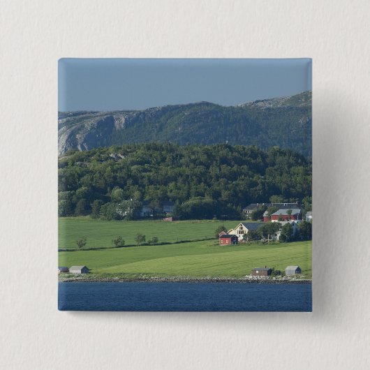 Norwegen, Trondheimsforden, Trondheim. Typisch Button (Vorderseite)