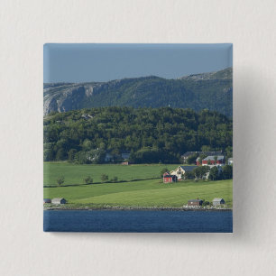 Norwegen, Trondheimsforden, Trondheim. Typisch Button
