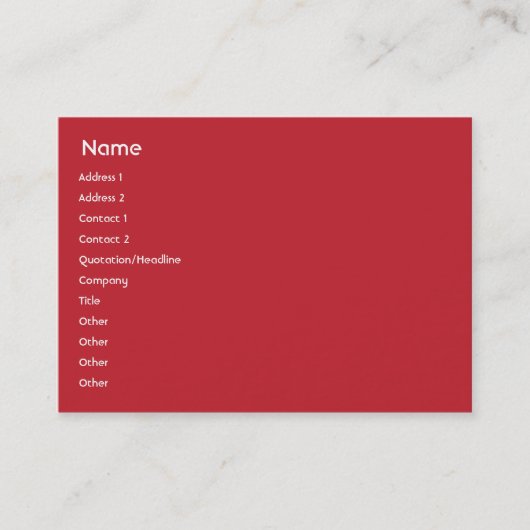 Norwegen - Tschubby Visitenkarte (Vorderseite)