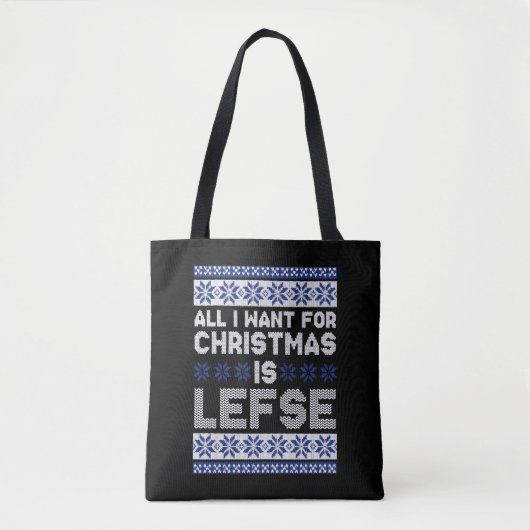 Norwegen Ugly Christmas Tasche (Vorderseite)