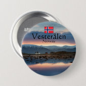 Norwegen Vesteralen Souvenir Button (Vorne & Hinten)