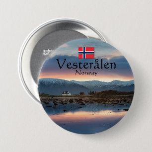 Norwegen Vesteralen Souvenir Button