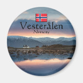 Norwegen Vesteralen Souvenir Magnet (Vorne)