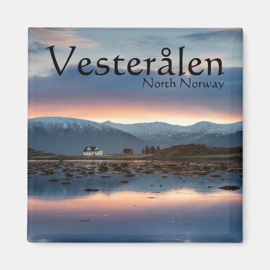 Norwegen Vesteralen Souvenir Magnet (Vorne)