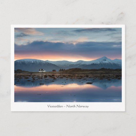 Norwegen Vesterinseln Postkarte (Vorderseite)
