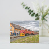 Norwegen: Veteranendiesellokomotive bei Meråker Postkarte (Stehend Vorderseite)