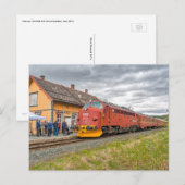 Norwegen: Veteranendiesellokomotive bei Meråker Postkarte (Vorne/Hinten)