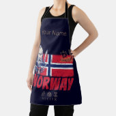 Norwegen: Viking Vintage Flagge und SchiffsSouveni Schürze (InSitu)