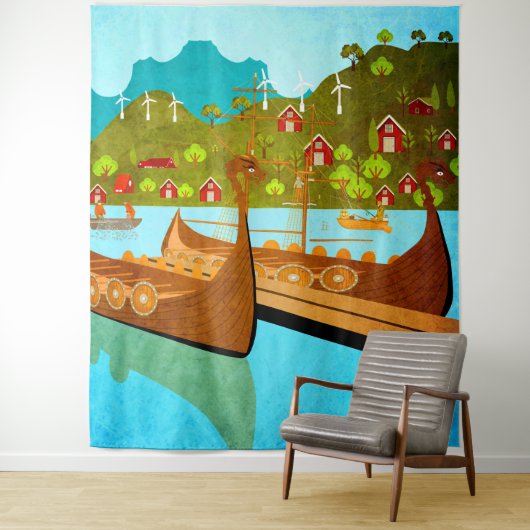 Norwegen Wandteppich (Beispiel)